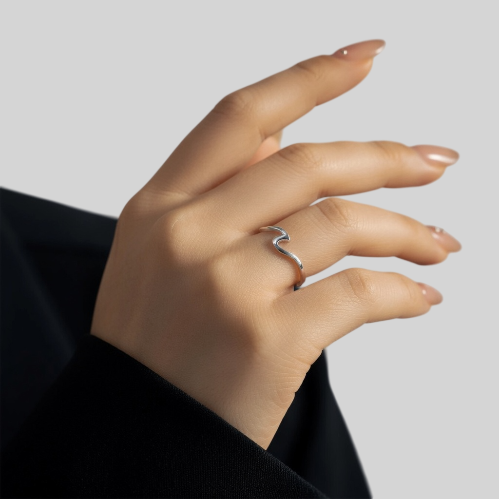 Schlichter 925 Silber Ring im Twist-Design – Vergoldet oder Platinbeschichtet | Zeitlos & Elegant
