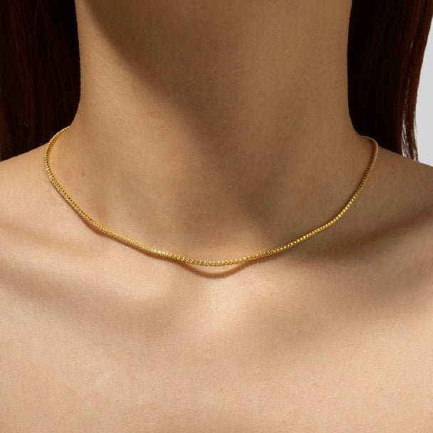 Elegante Damen Choker Halskette aus 925 Sterling Silber – Vergoldet oder Platinbeschichtet mit Zirkonia, Funkelnder Luxus Schmuck
