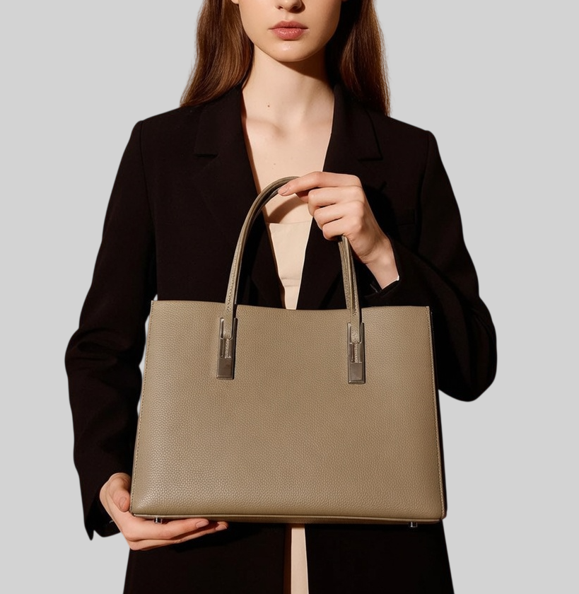 [15 % RABATT]  Damen Laptop Tasche aus echtem Leder – Elegant, minimalistisch & geräumig für den Alltag