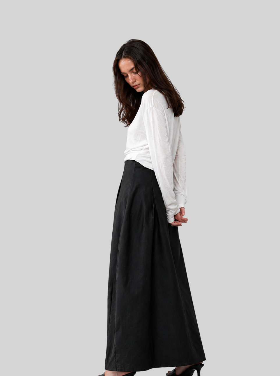 Damen High-Waist Rock – Eleganter Midirock