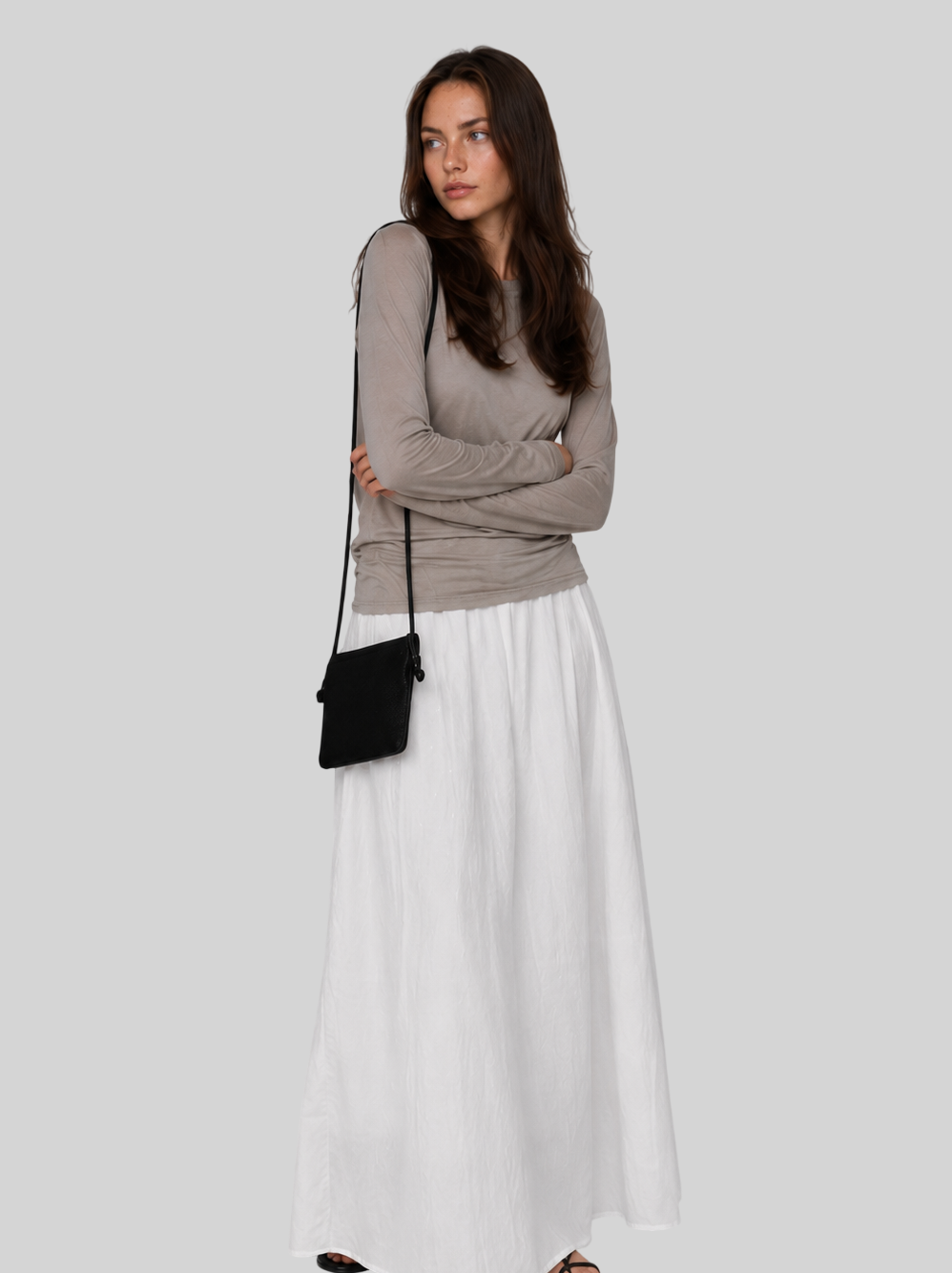 Damen High-Waist Rock – Eleganter Midirock