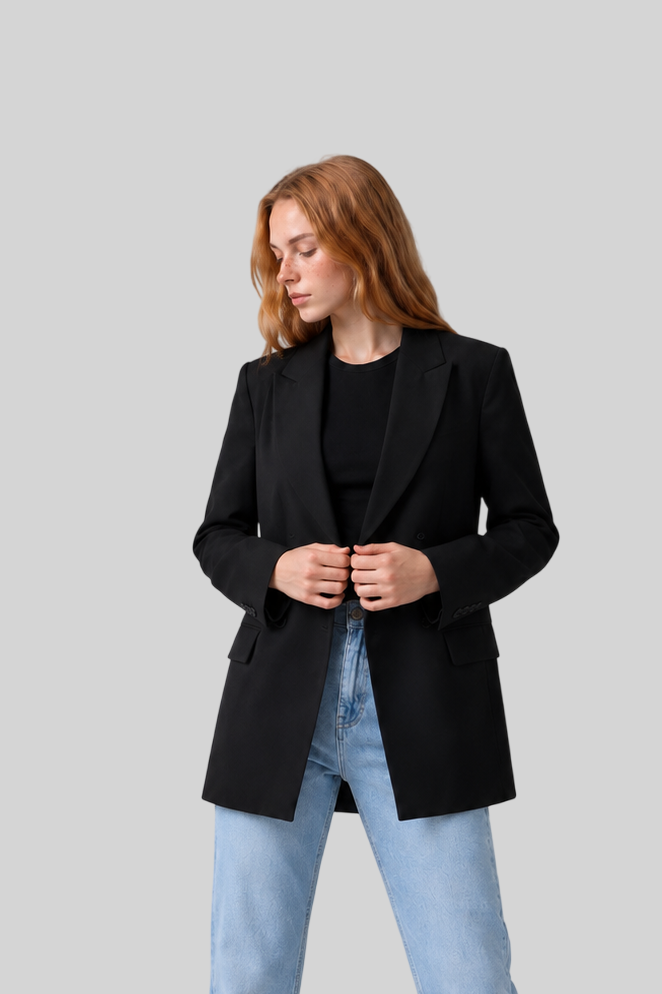 Eleganter Damen Business Blazer – Klassische Tailoring Jacke