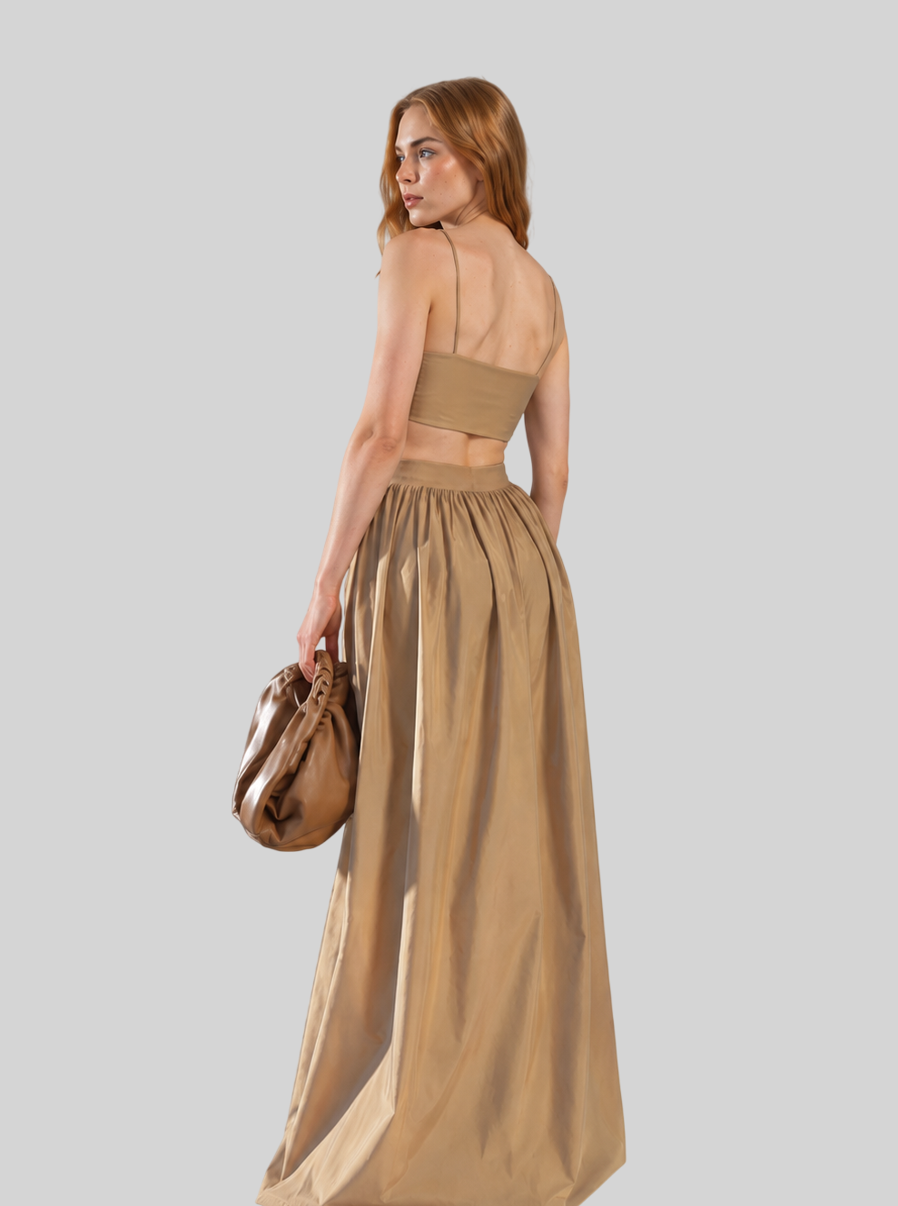 Baumwoll Sommer-Set mit Midirock – Zeitlose Eleganz