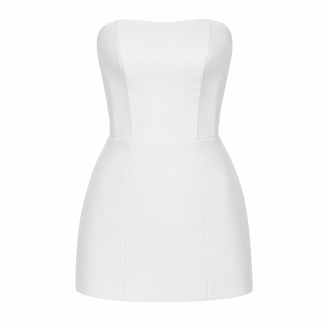 Exklusives Spitzen-Ensemble – Strapless Top mit High-Waist Rock