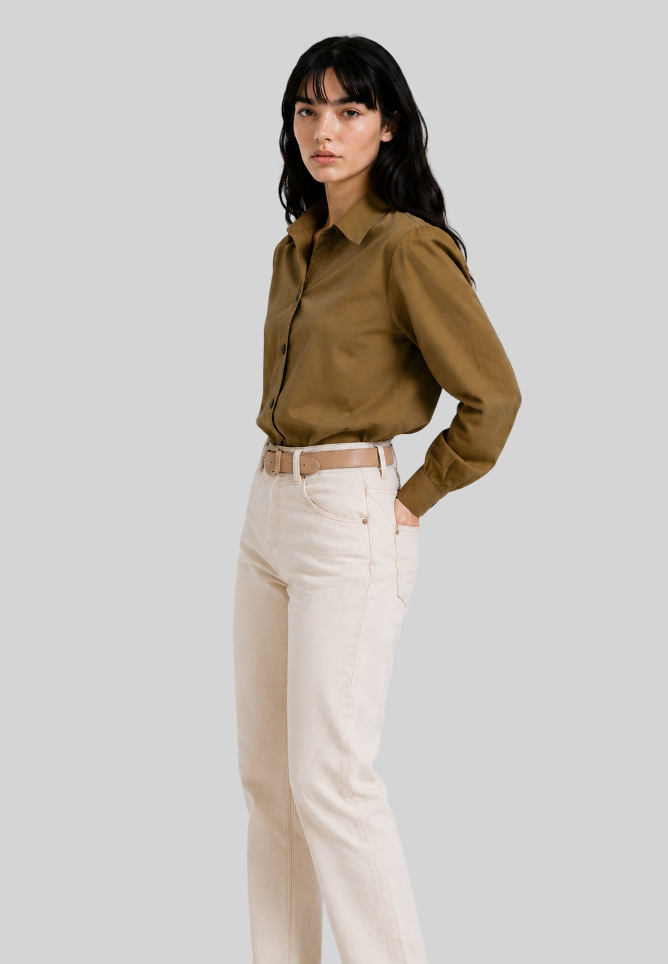 Oversized Damen-Bomberjacke mit Plissee-Details – moderne Langarmjacke für den Alltag