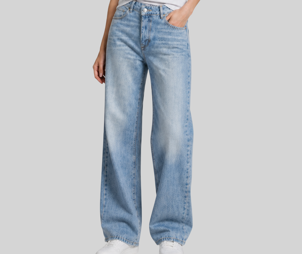 Damen Mom Jeans High Waist – Stylische Wide Leg Jeans