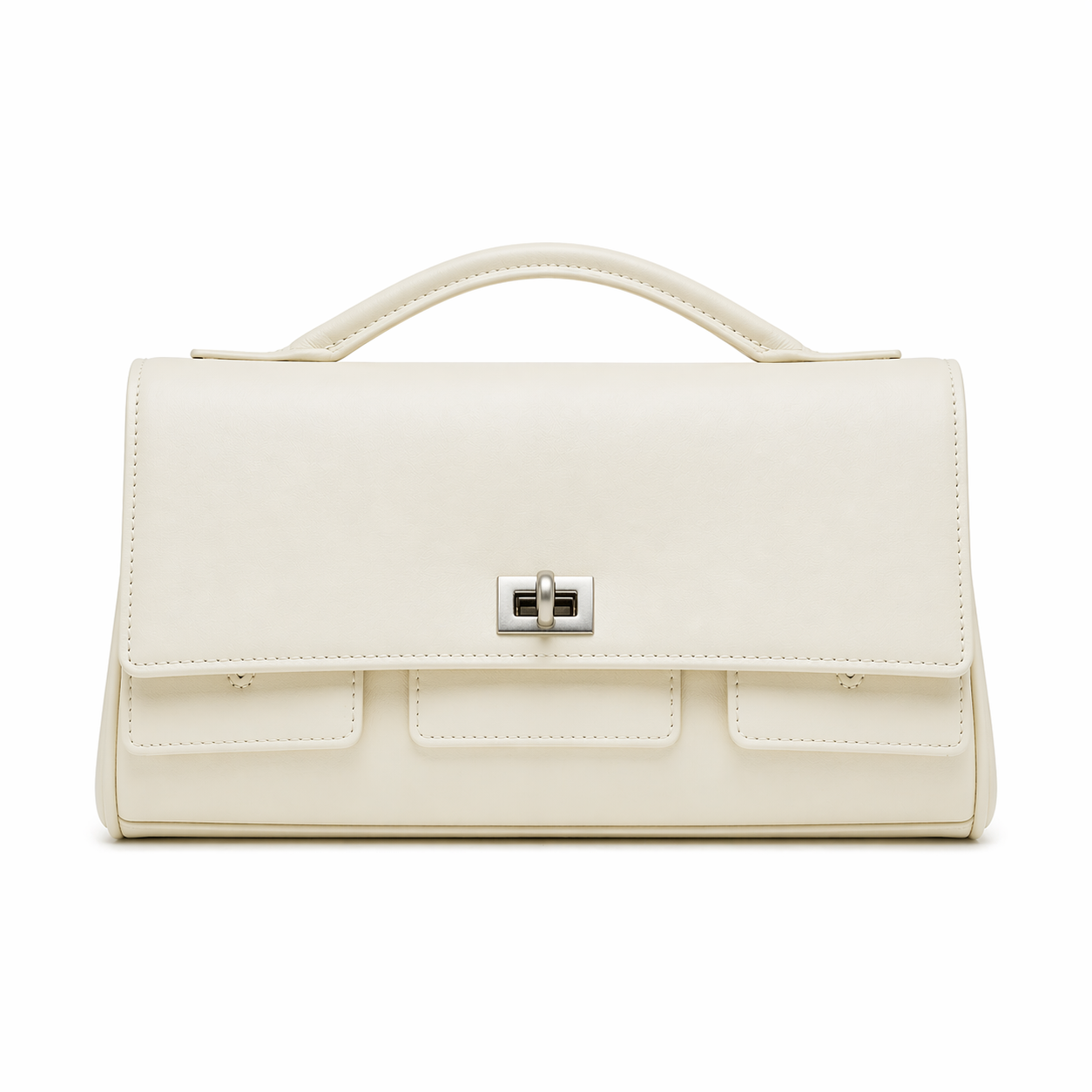 Damen Schultertasche aus Echtleder – Quadratisches Design, Modern & Minimalistisch – Stilvoll & Elegant