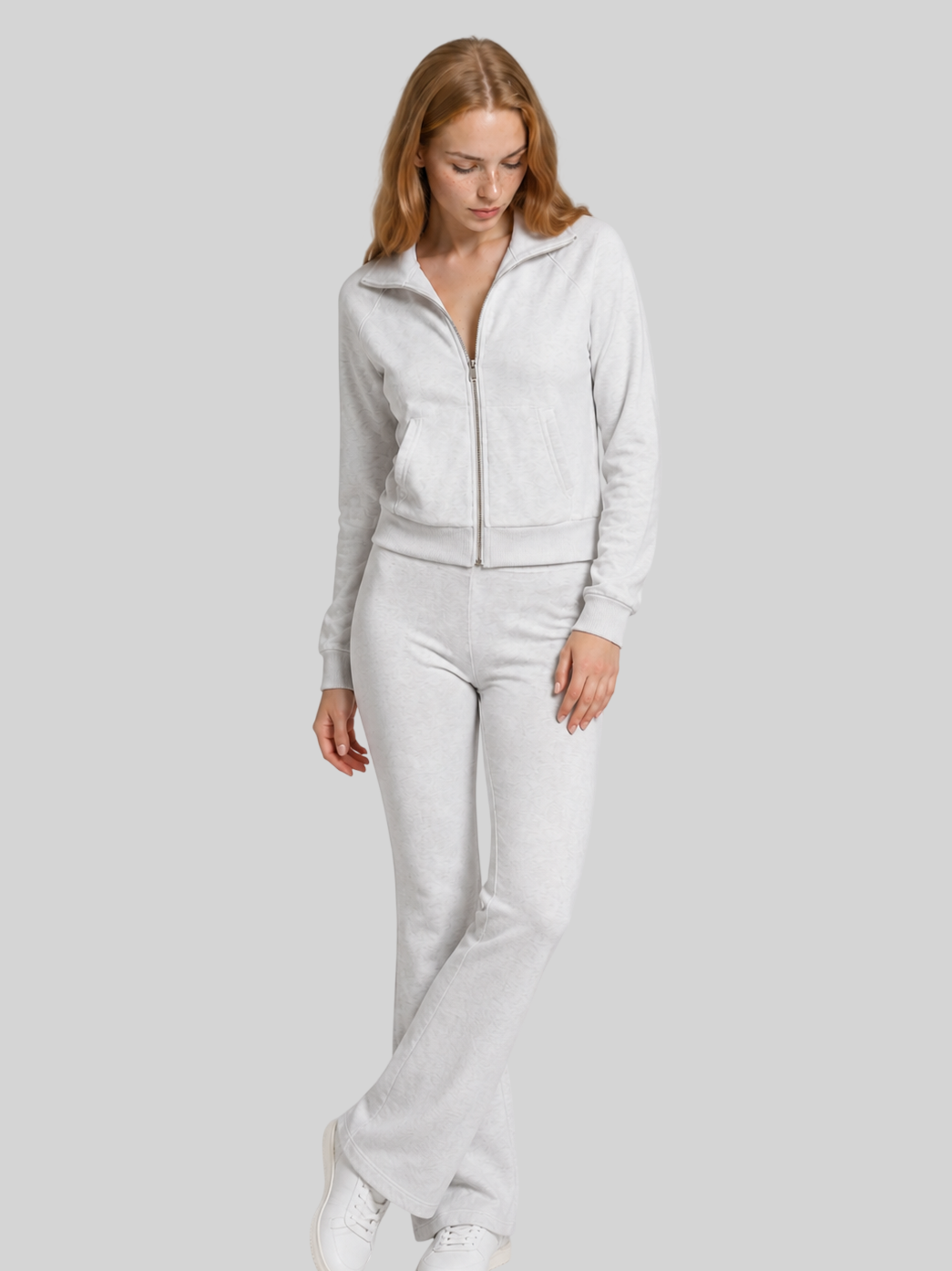 Stylisches Damen Zweiteiler Set – Flare Hose mit High Waist & Cropped Jacke, modern & hochwertig