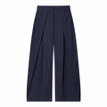 Weite Damenhose für Damen – High-Waist-Design mit Plissee-Details