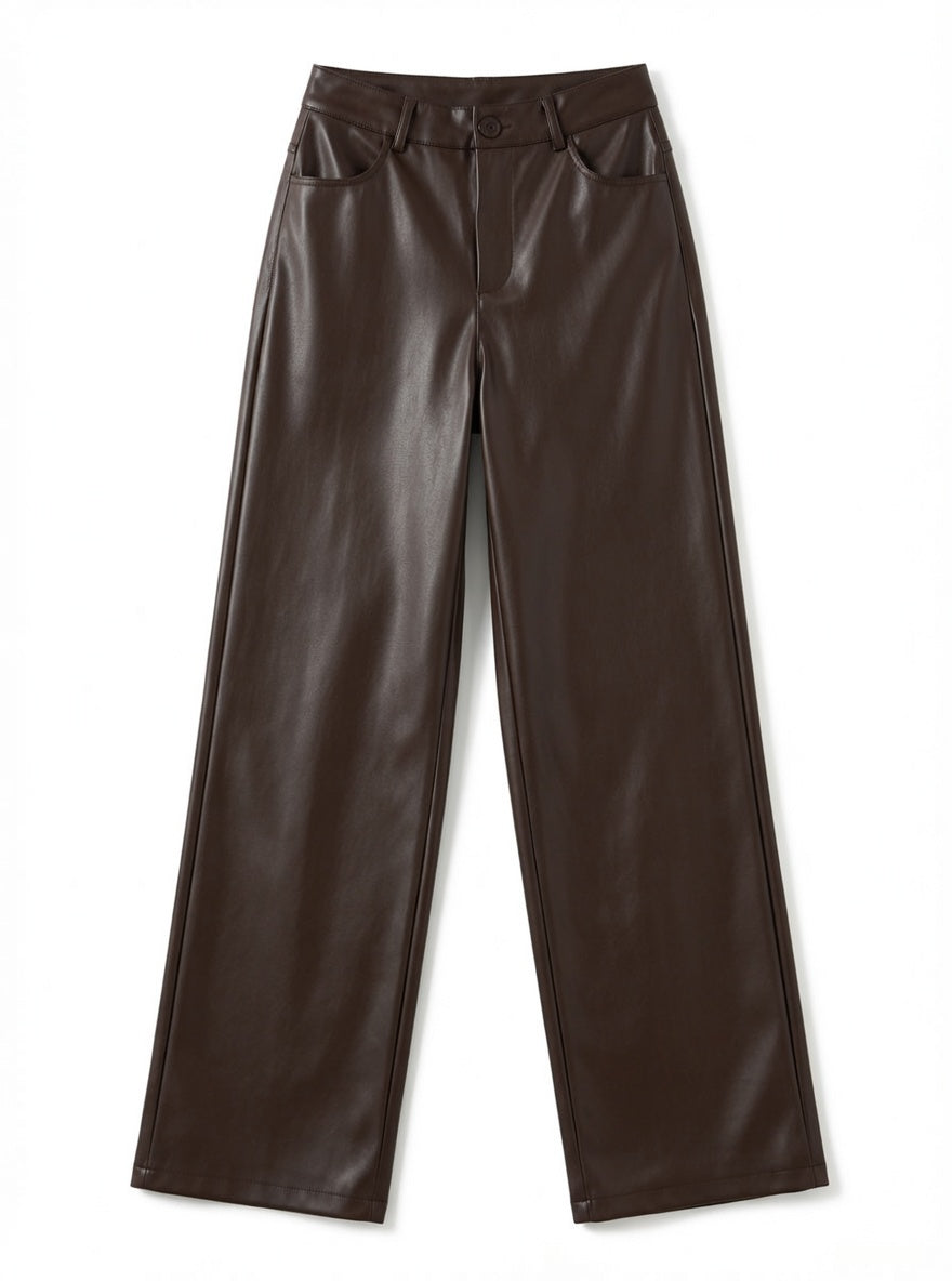 Lederhose mit Fleece-Futter – Elegant & Komfortabel