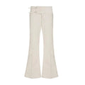 Trendige Damen Streetwear-Hose in Beige