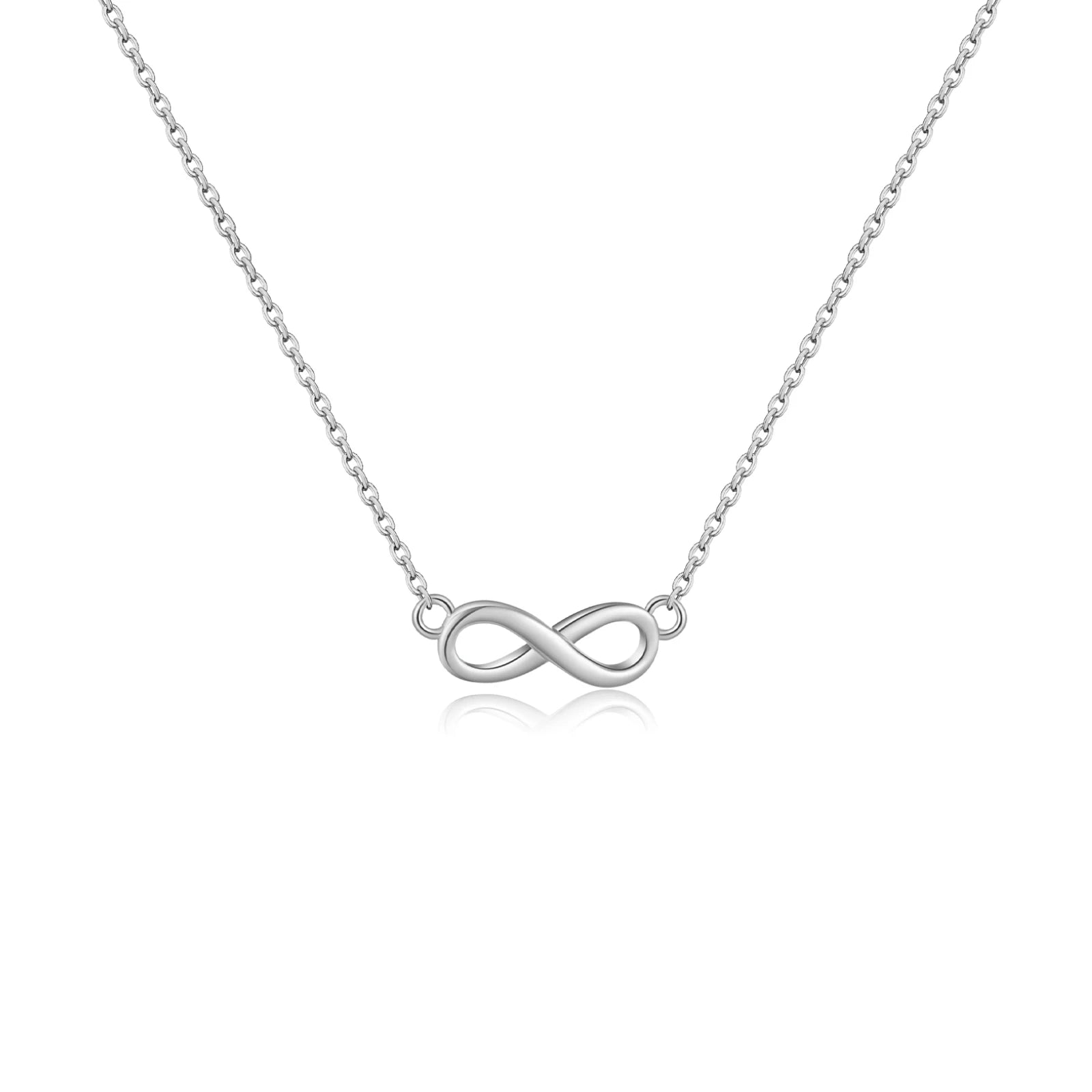 Freundschafts Halskette, vergoldet oder platinbeschichtet aus 925 Sterling Silber – Bedeutungsvolles Geschenk
