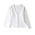 Damen Strick Cardigan – Figurbetont mit V-Ausschnitt