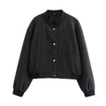 Damen-Bomberjacke aus weichem Fleece – cropped, warm und stylisch