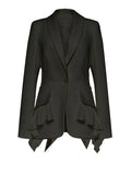 Eleganter Damen Blazer mit Rüschen – Modernes Plissee Design