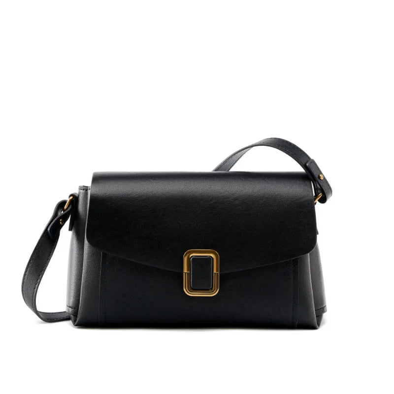 [15 % RABATT]  Damen Schultertasche aus Echtem Leder – Kleine Retro Umhängetasche, Elegant & Vielseitig
