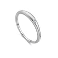 Zarter 925 Silber Ring mit Zirkonia – Vergoldet oder Platinbeschichtet | Minimalistisch & Modern