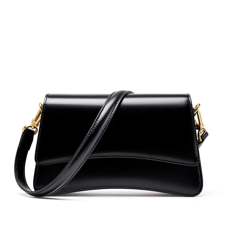 Elegante Damen Umhängetasche aus echtem Leder – Hochwertige Schulter- & Crossbody Tasche
