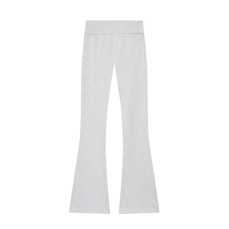 Stylisches Damen Zweiteiler Set – Flare Hose mit High Waist & Cropped Jacke, modern & hochwertig
