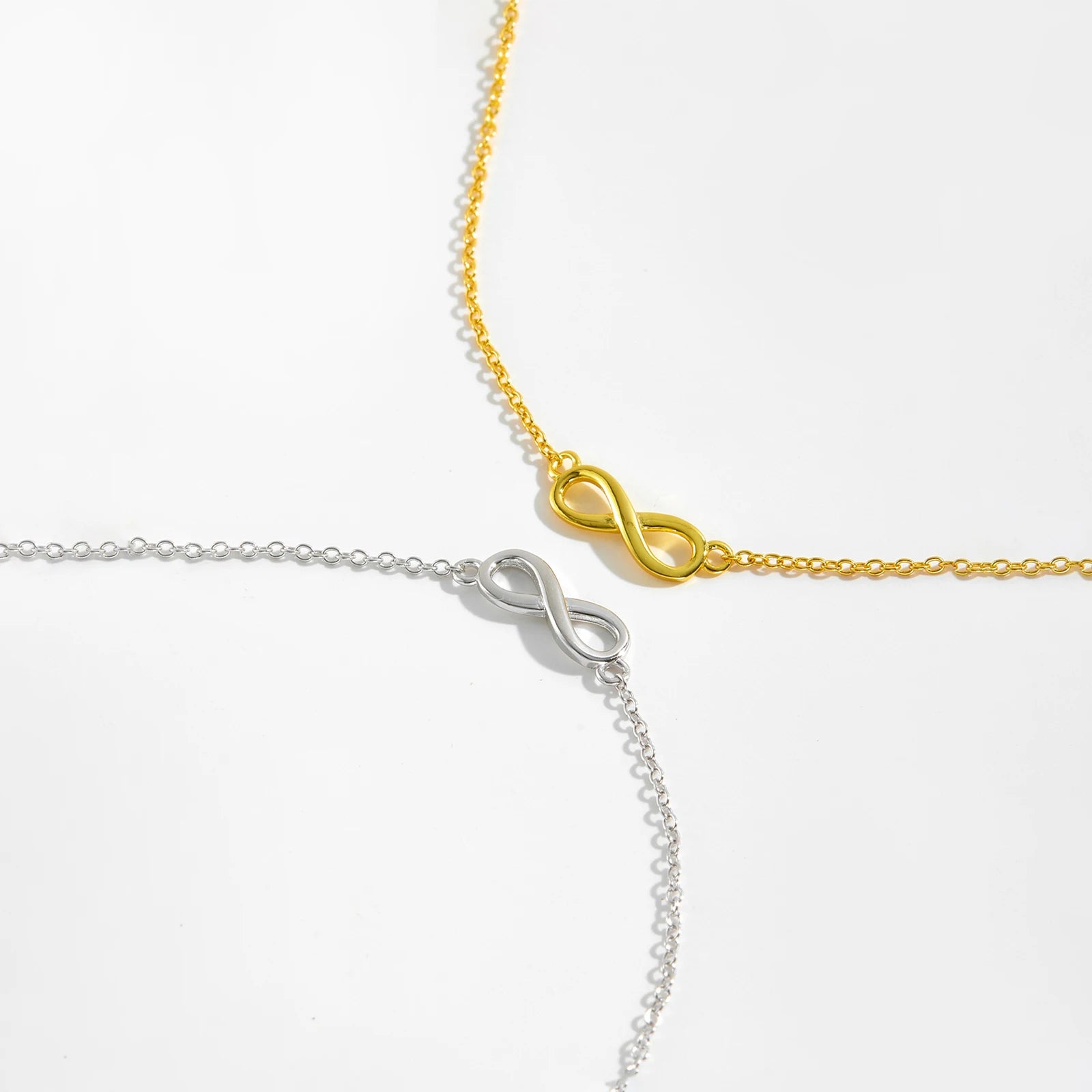 Damen Armband aus 925 Sterling Silber – Freundschaftskette vergoldet oder platinbeschichtet, elegant und minimalistisch