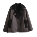 Damen-Winterjacke aus Leder – warm gefüttert und modern