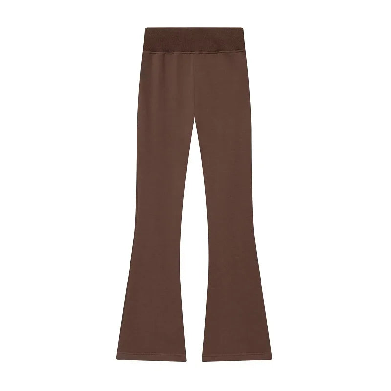 Stylisches Damen Zweiteiler Set – Flare Hose mit High Waist & Cropped Jacke, modern & hochwertig