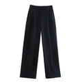 Elegante Damen Stoffhose – Wide Leg High Waist Hose
