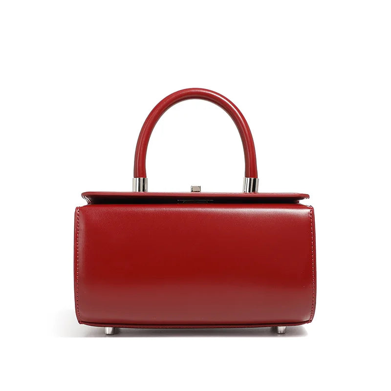 Summer Fashion Girls Simple Shoulder Slung Doctor Box Handbag Women Daily Commuting Crossbody Ladies Hand-held Small Square Bag