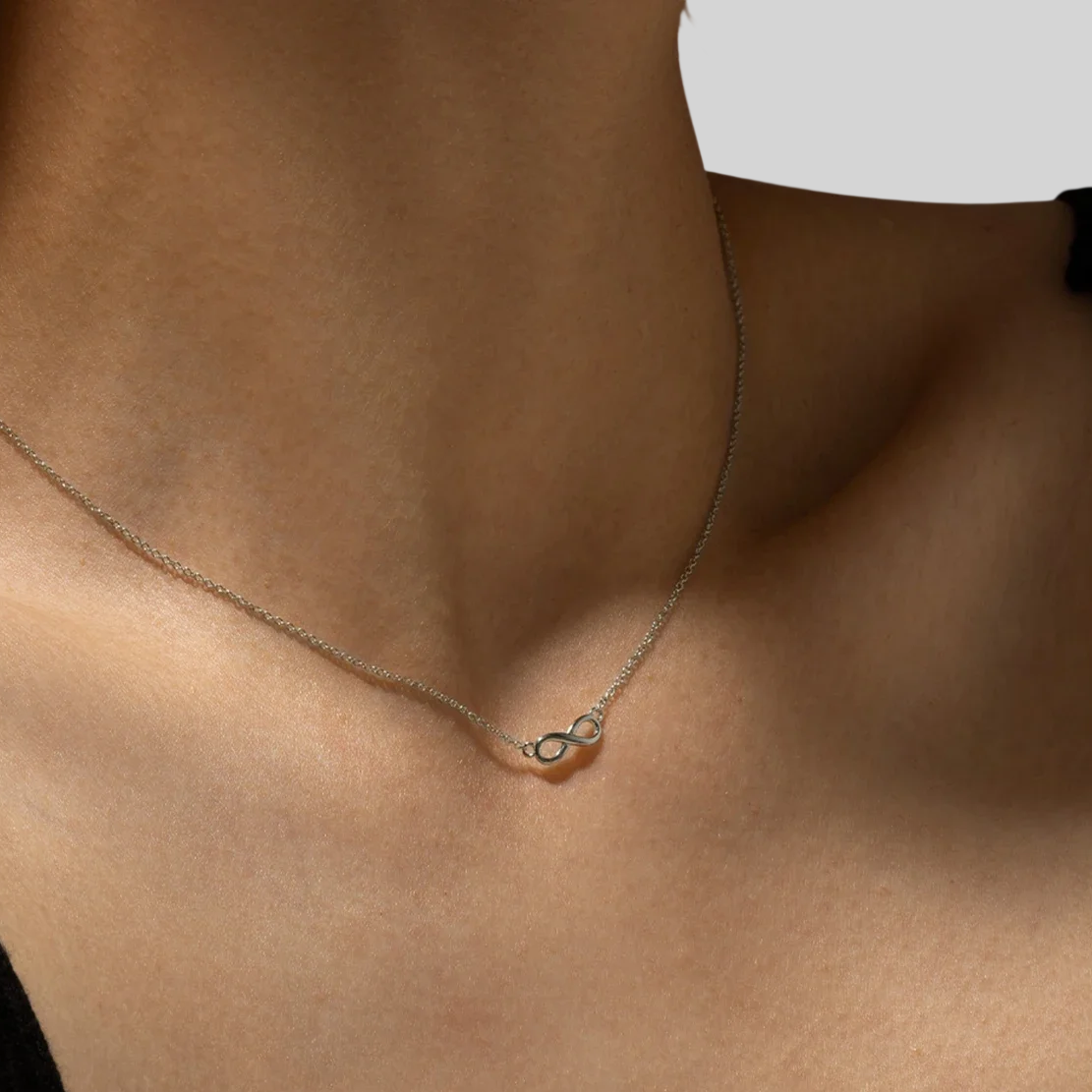 Freundschafts Halskette, vergoldet oder platinbeschichtet aus 925 Sterling Silber – Bedeutungsvolles Geschenk