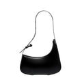 Damen Schultertasche aus echtem Leder – Minimalistisch, elegant & modernes Halbmond-Design
