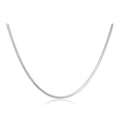 Damen Choker aus 925 Sterling Silber – Vergoldet oder Platinbeschichtet, Elegant und Modern
