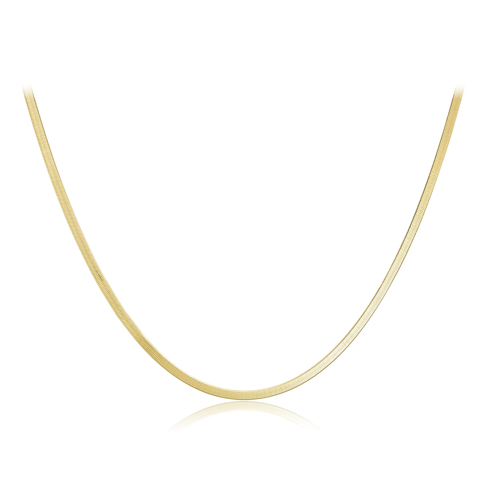 Damen Choker aus 925 Sterling Silber – Vergoldet oder Platinbeschichtet, Elegant und Modern