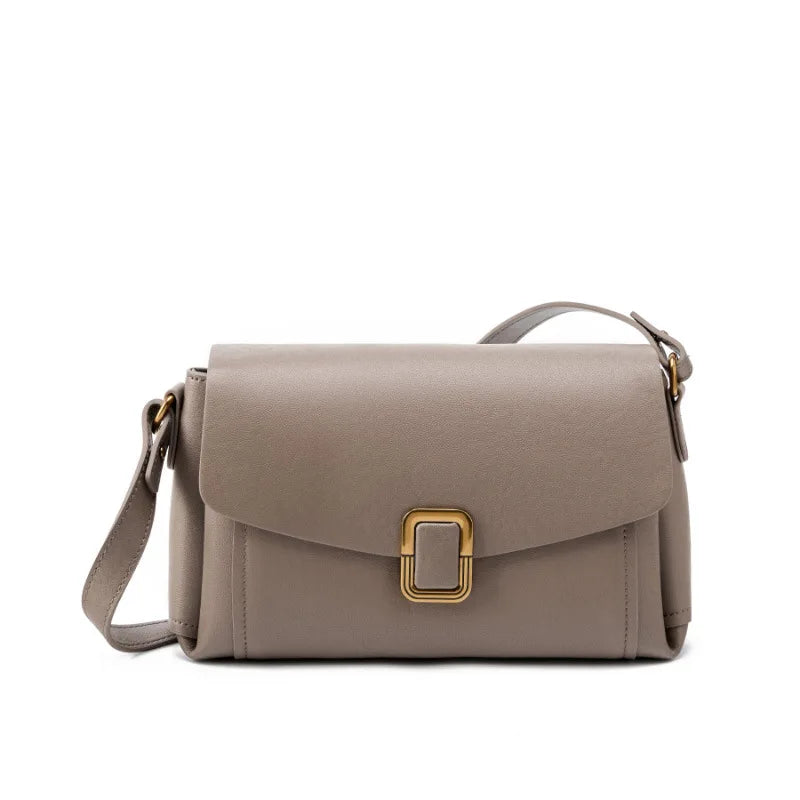 [15 % RABATT]  Damen Schultertasche aus Echtem Leder – Kleine Retro Umhängetasche, Elegant & Vielseitig
