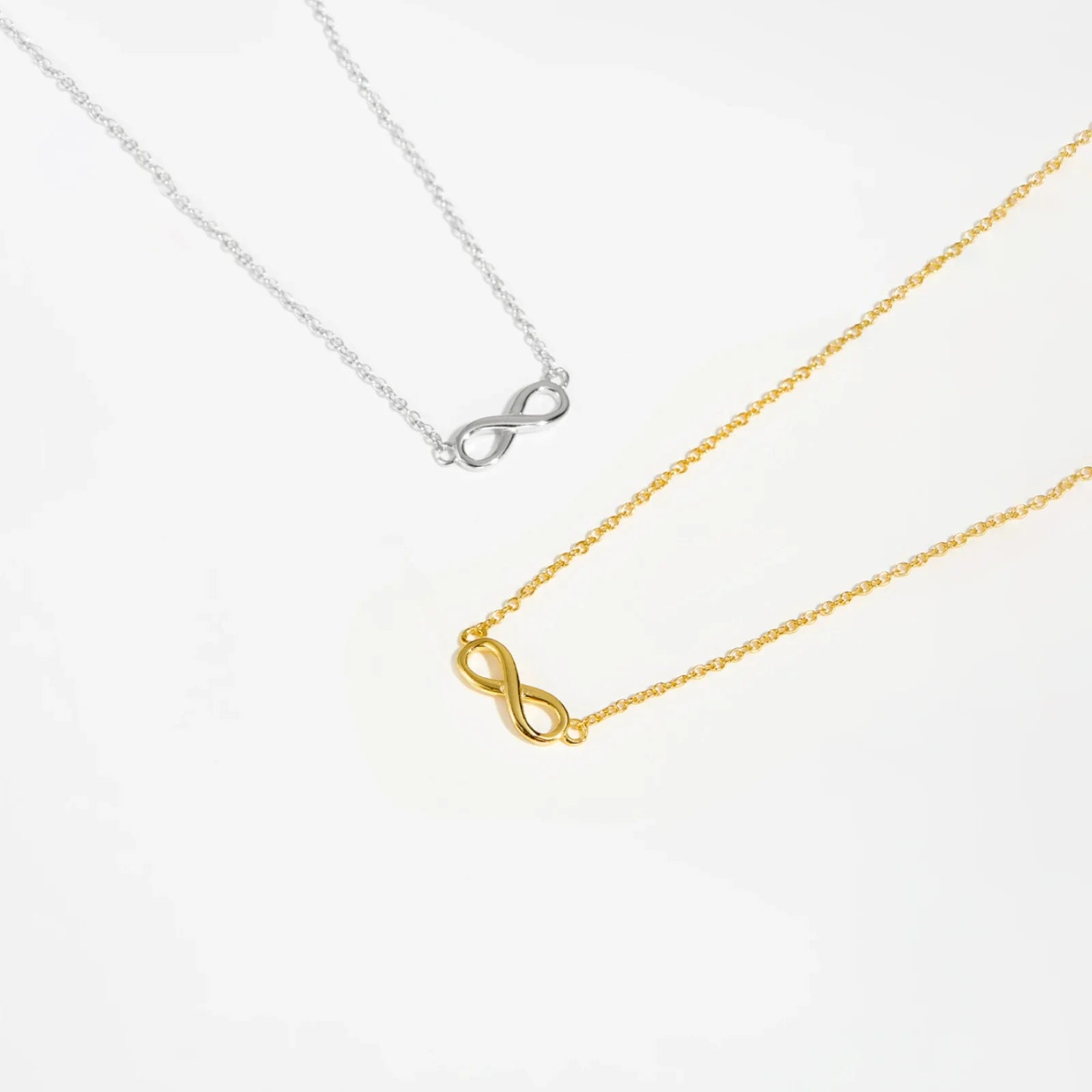 Freundschafts Halskette, vergoldet oder platinbeschichtet aus 925 Sterling Silber – Bedeutungsvolles Geschenk
