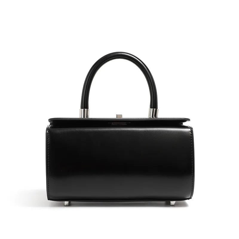 Summer Fashion Girls Simple Shoulder Slung Doctor Box Handbag Women Daily Commuting Crossbody Ladies Hand-held Small Square Bag