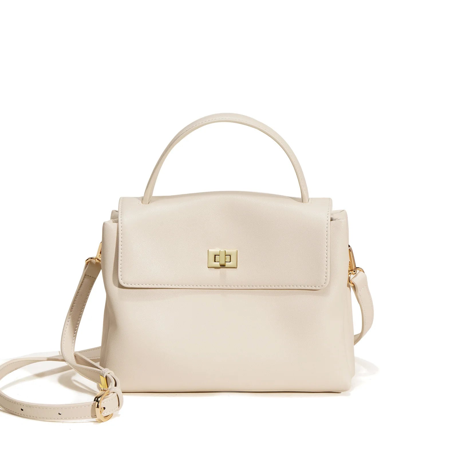 Damen Umhängetasche aus Echtleder – Mittelgroße Vintage Tasche, Elegant & Vielseitig
