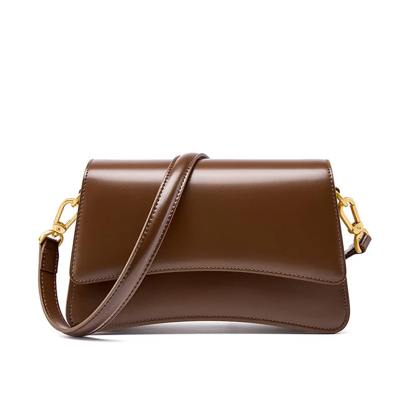 Elegante Damen Umhängetasche aus echtem Leder – Hochwertige Schulter- & Crossbody Tasche