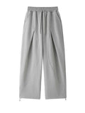 Weite Damenhose mit elastischem Bund – elegante Plisseehose mit Taschen