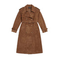 Klassischer Wildledermantel für Damen – Zeitloser Herbst Look