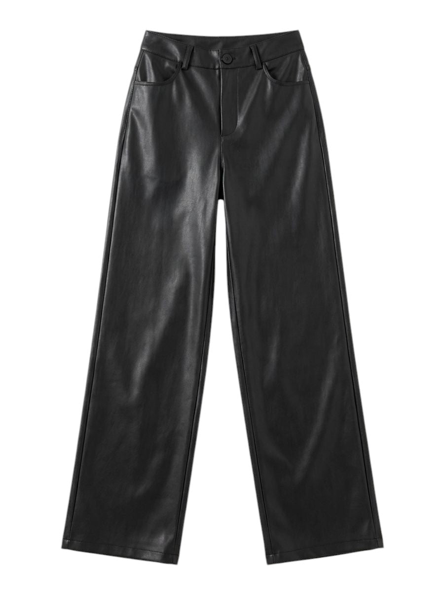 Lederhose mit Fleece-Futter – Elegant & Komfortabel