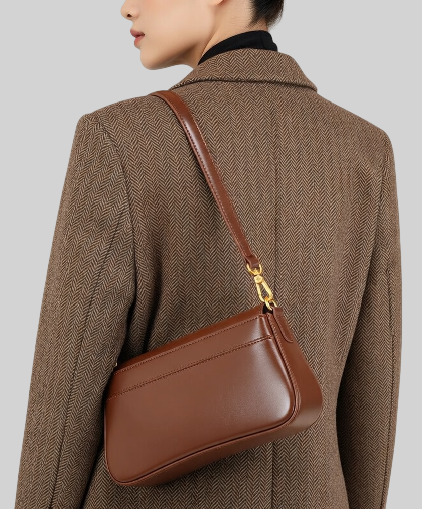 Damen Schultertasche aus Echtleder – Modern & Stilvoll – Crossbody
